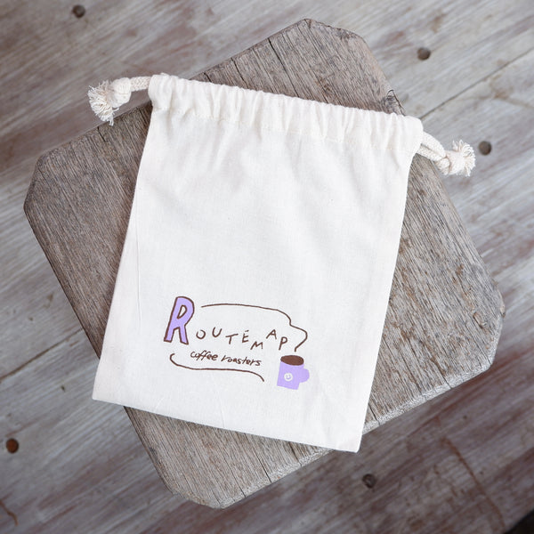 ROUTEMAP オリジナル巾着ポーチ/drawstring pouch